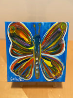 Butterfly Painting 8” x  8”