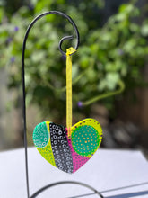 Load image into Gallery viewer, Hand painted Heart Shaped Ornament