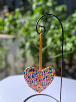 Hand Painted Heart Shaped Ornament