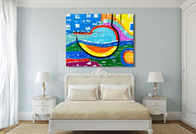 Load image into Gallery viewer, Abstract Painting 48” x 60” original acrylic painting