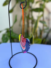 Load image into Gallery viewer, Hand Painted  Heart Shaped Ornament