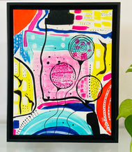 Load image into Gallery viewer, Abstract Art Framed 11” x 14”