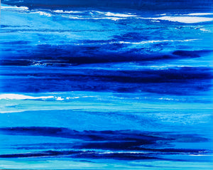 Framed Abstract Painting 48” x 60”