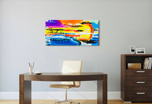 Load image into Gallery viewer, 24” x 12” Abstract Painting