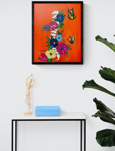 Spine Original Art  16” x 20” Framed