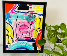 Load image into Gallery viewer, Abstract Art Framed 11” x 14”
