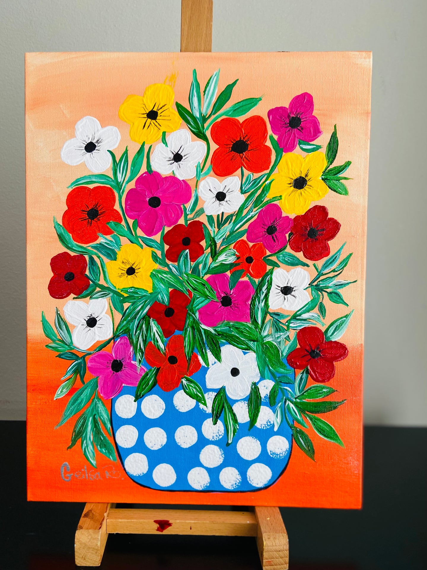 SOLD‼️ Flower Power #4 Original Painting