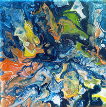 Load image into Gallery viewer, Acrylic Canvas Painting  5” x  5” x 1.5”