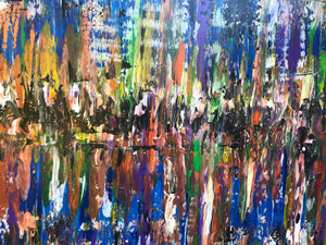 36” x 48”  Abstract Acrylic Painting