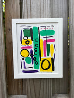 Abstract Art Framed 9” x 12”