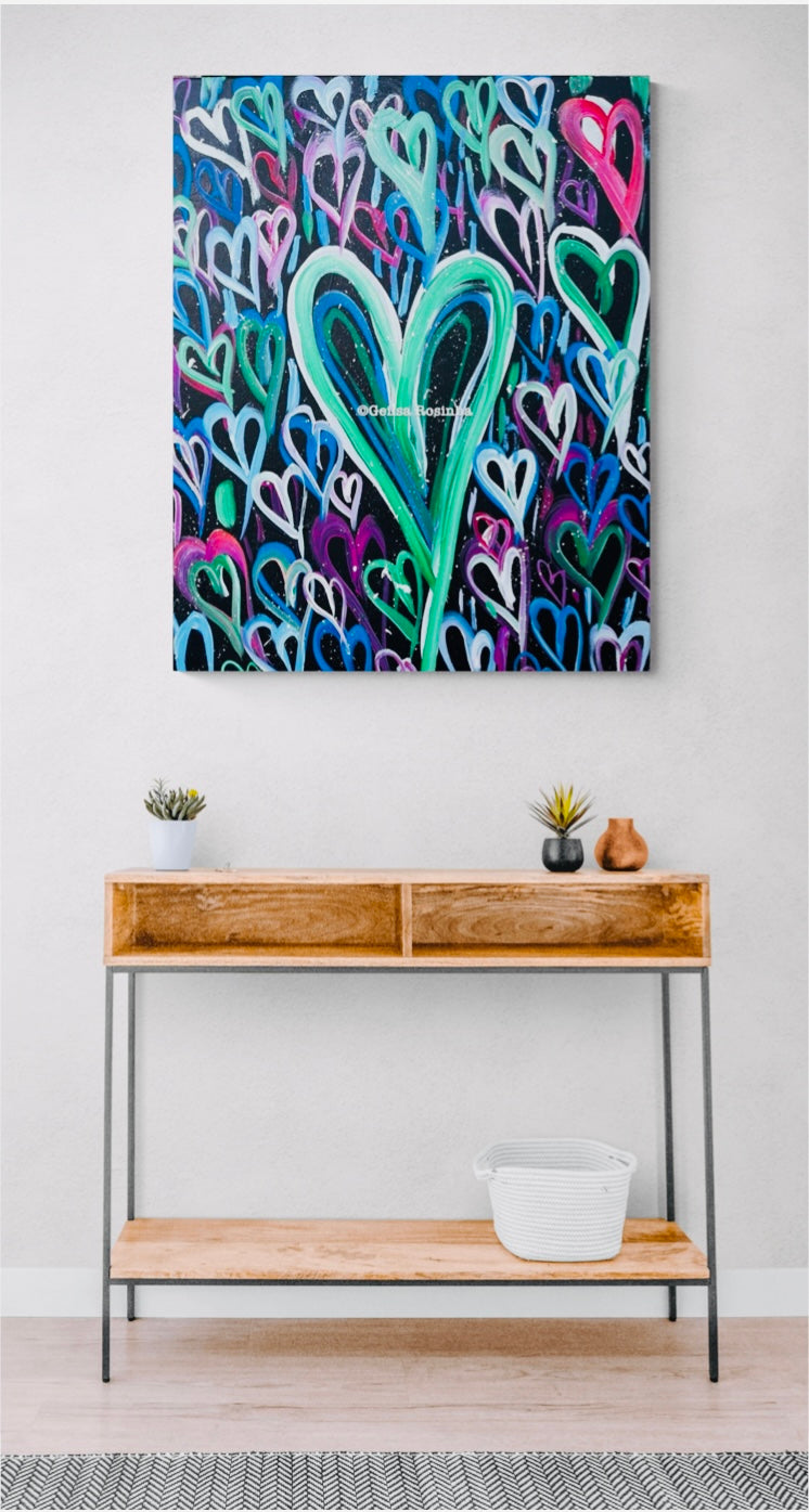 Framed Original Painting 16” x 20”