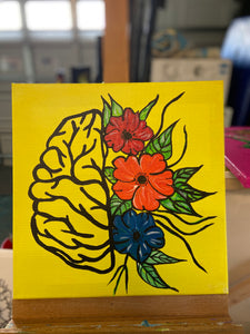 Brain Acrylic on canvas SOLD OUT ‼️