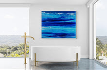 Load image into Gallery viewer, Framed Abstract Painting 48” x 60”