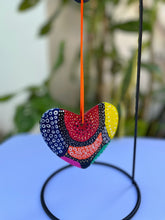 Load image into Gallery viewer, Hand Painted  Heart Shaped Ornament