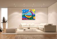 Abstract Painting 48” x 60” original acrylic painting