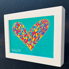 Load image into Gallery viewer, Happy Heart Framed Original Art  5 x 7