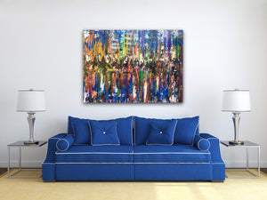 36” x 48”  Abstract Acrylic Painting