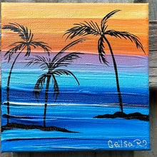 Load image into Gallery viewer, Original Canvas Painting  6” x  6” x 1.5”