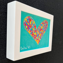 Load image into Gallery viewer, Happy Heart Framed Original Art  5 x 7