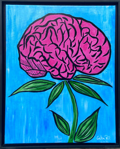 Acrylic on canvas Brain Bloom