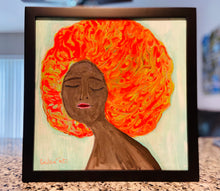 Load image into Gallery viewer, Abstract Art Framed 12” x 12”