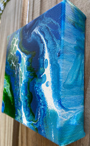 Acrylic Canvas Painting  5” x  5” x 1.5”