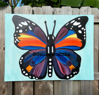 Butterfly Original Painting  30” x  40”