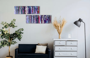 24” x 8” Set Canvas Painting