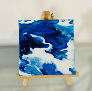 Acrylic Canvas Painting  6” x  6” x 1.5”