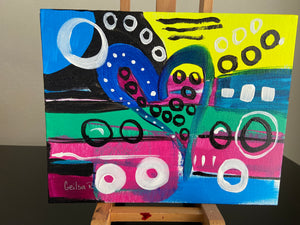 Original Abstract Framed Art