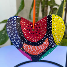 Load image into Gallery viewer, Hand Painted  Heart Shaped Ornament