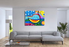Load image into Gallery viewer, Abstract Painting 48” x 60” original acrylic painting
