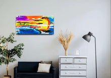 Load image into Gallery viewer, 24” x 12” Abstract Painting