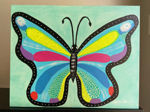 Butterfly 16 x 20 Original Art