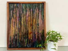 Load image into Gallery viewer, Framed Abstract 16” x 20” Acrylic Art