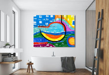 Load image into Gallery viewer, Abstract Painting 48” x 60” original acrylic painting