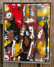 Load image into Gallery viewer, 16 x 20  Framed Abstract Acrylic Painting