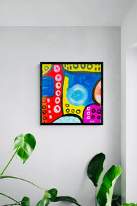 Original Framed Abstract Art