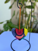 Load image into Gallery viewer, Hand Painted  Heart Shaped Ornament