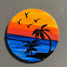 Load image into Gallery viewer, Round Magnet Original Art