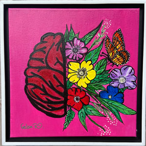 Acrylic on canvas Brain