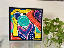 Load image into Gallery viewer, Abstract Art Framed 12” x 12”
