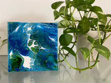 Load image into Gallery viewer, Small Acrylic Canvas Painting  5” x  5” x 1.5”