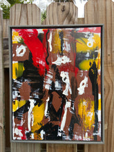 Load image into Gallery viewer, 16 x 20  Framed Abstract Acrylic Painting