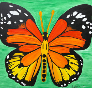 SOLD OUT ‼️  36” x 36”  Butterfly Original Painting