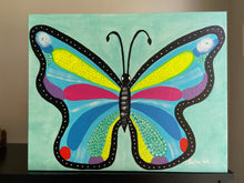 Load image into Gallery viewer, Butterfly 16 x 20 Original Art