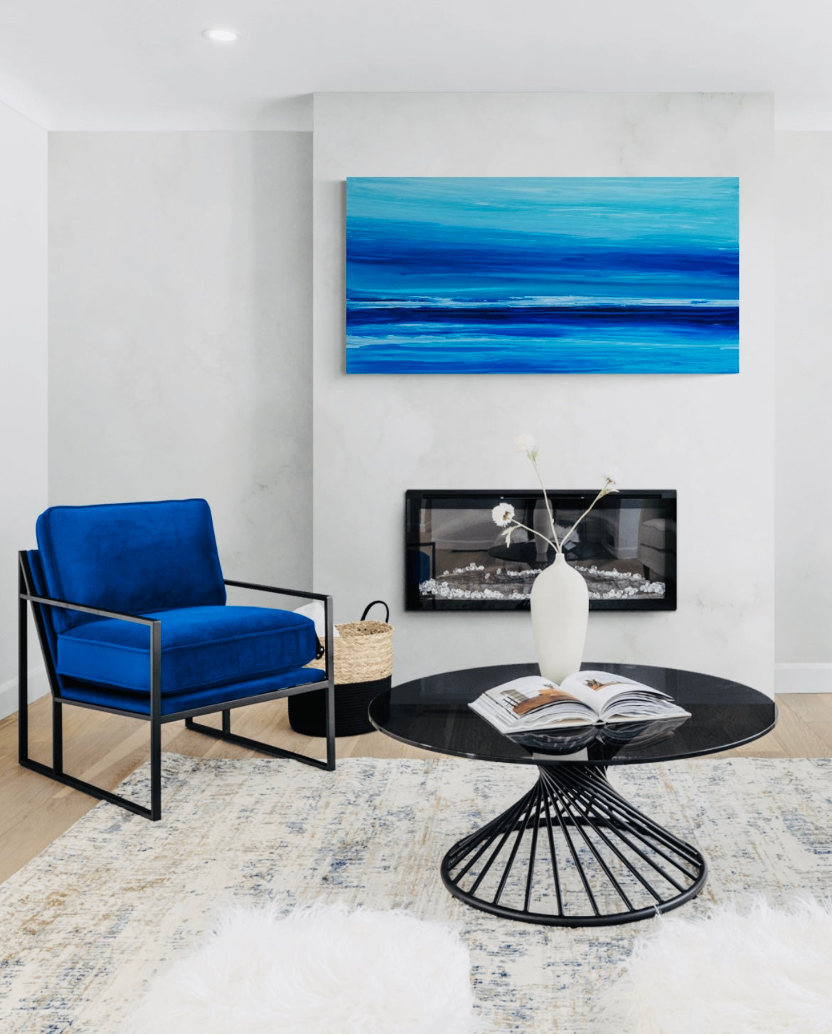 24” x 48”  ( “ Fell The Sea Breeze“ )Painting