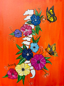 Spine Original Art  16” x 20” Framed