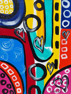 Original Painting  Framed 11” X 14”