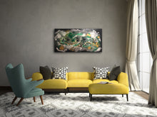 Load image into Gallery viewer, 24” x 48” Abstract Acrylic Pour Painting
